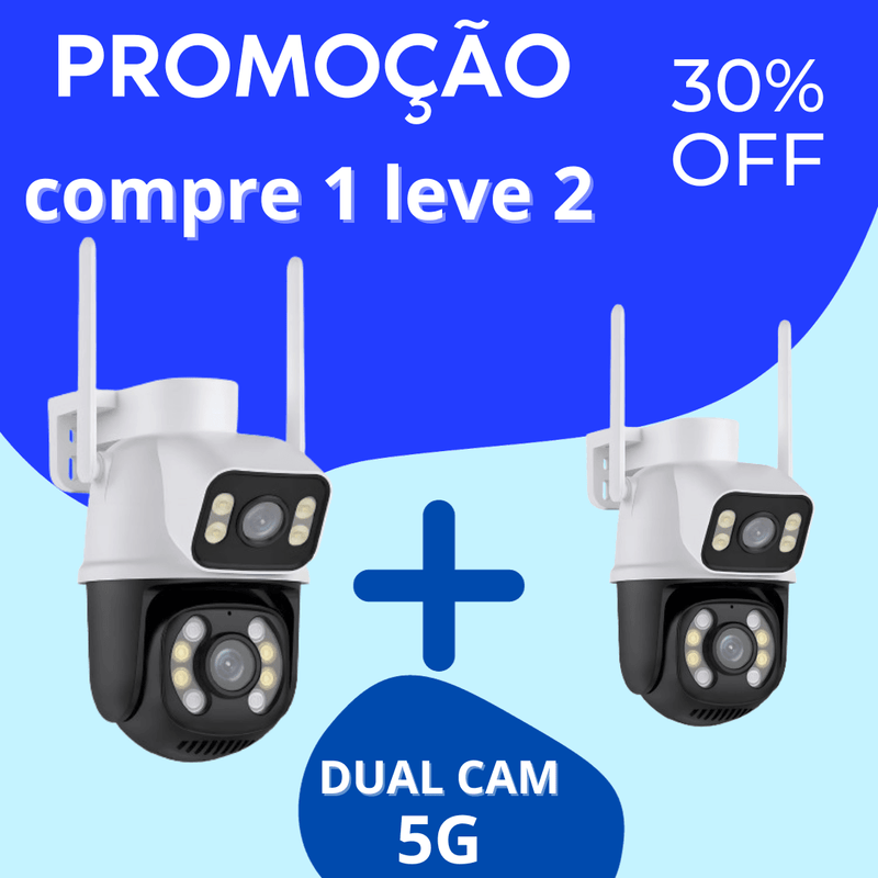 Camera duplha 5g Full HD 1480p ,A prova de água+cartão de mémoria de brinde hoje